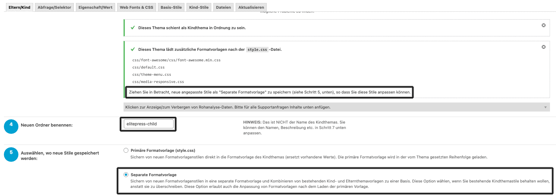 Wordpress Plugin Child-Theme Configurator