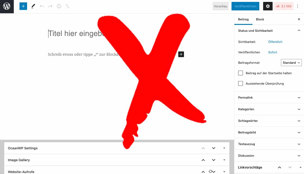Block Und Gutenberg Editor In Wordpress Deaktivieren